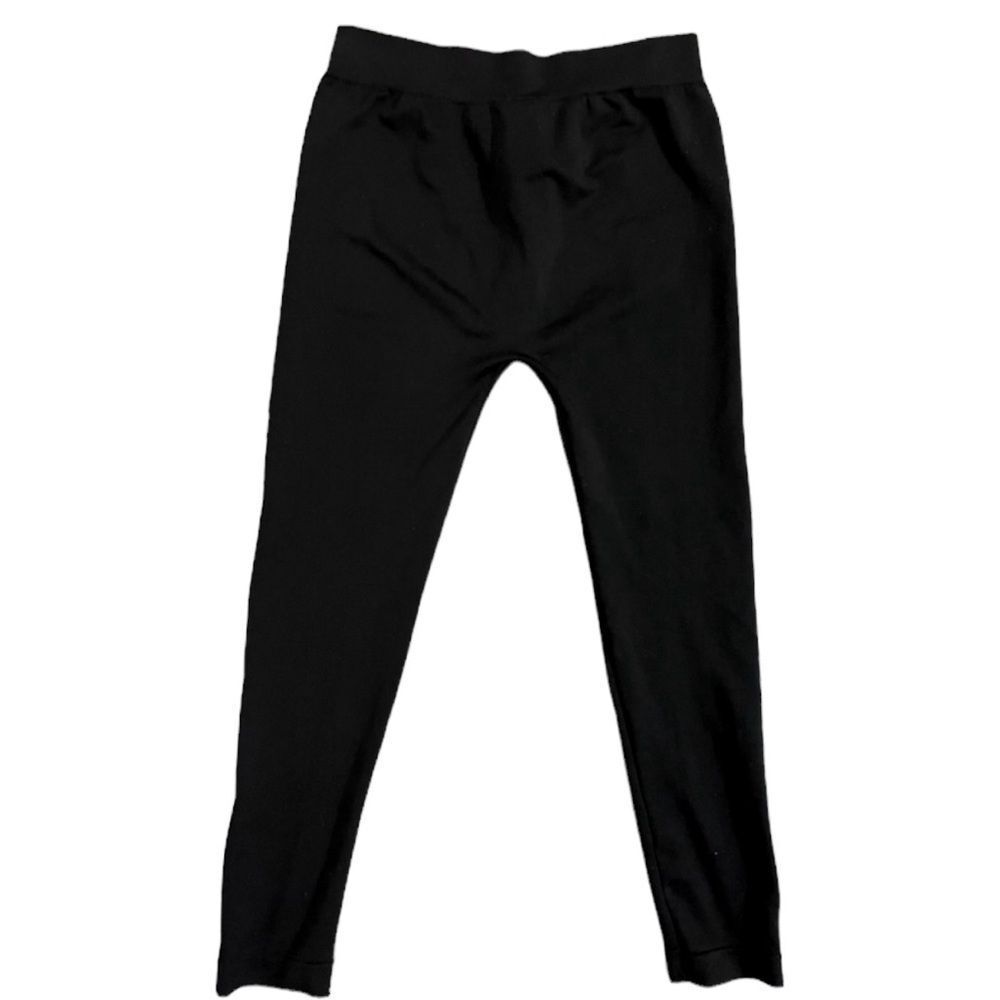 Colorful Black Cropped Leggings